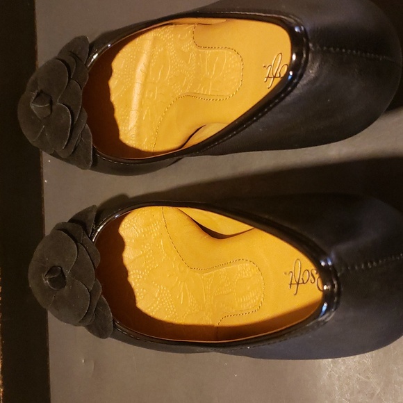 Eurosoft Black Flora Heels Size 8M - Picture 8 of 11